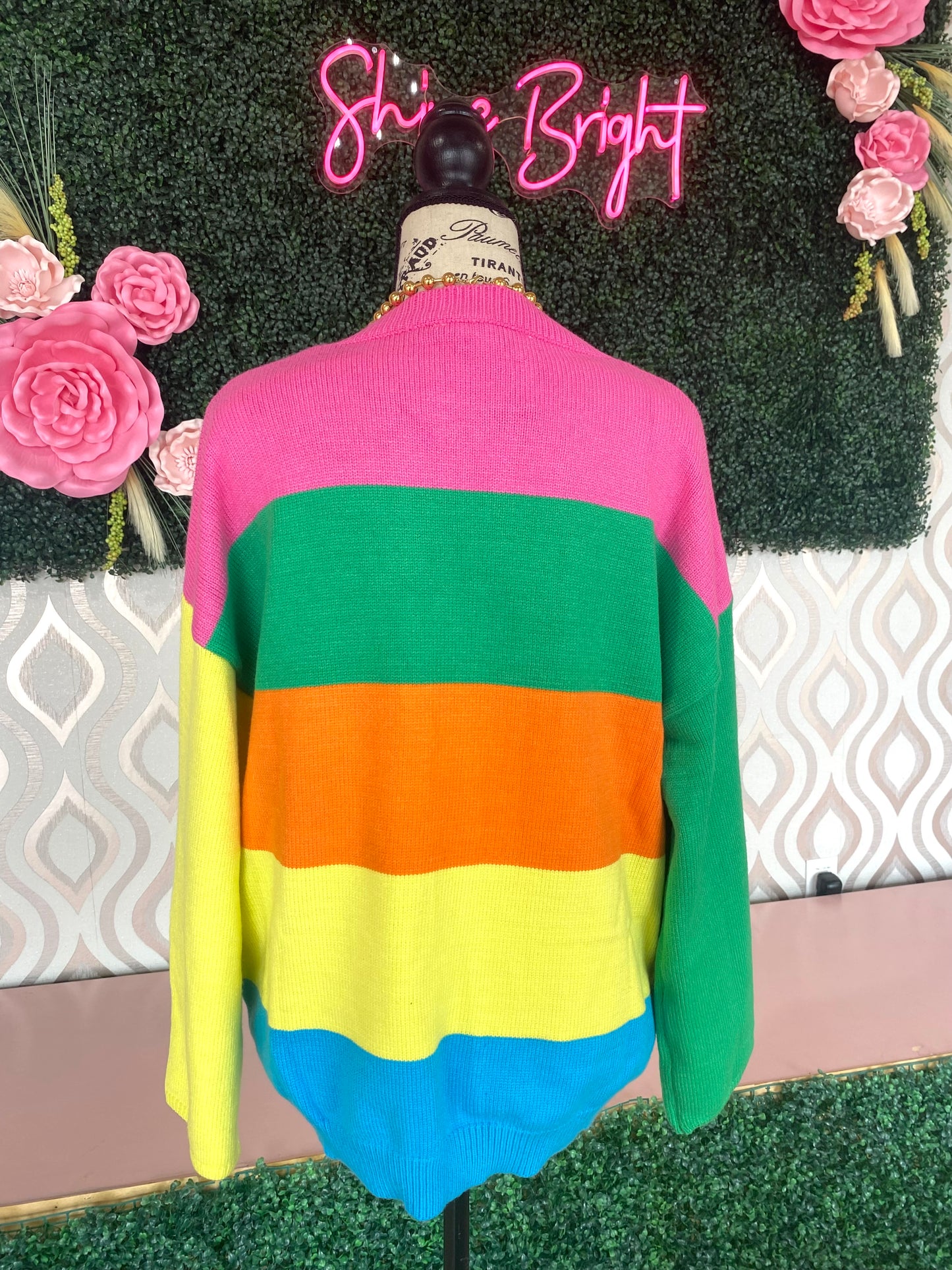 A1346 Multicolor smiley sweater