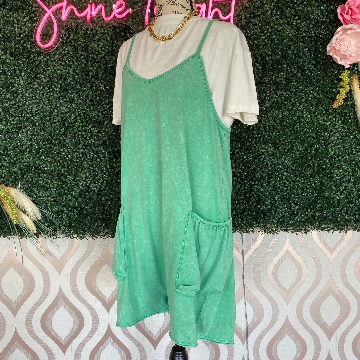 A1312 Green Romper