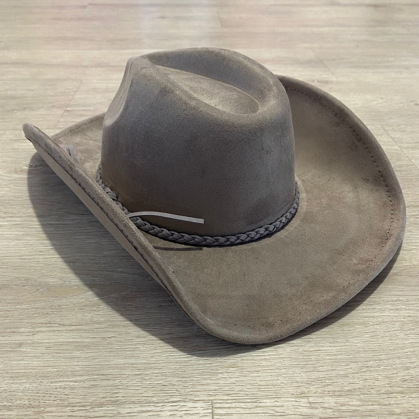 H111 Taupe cowboy hat