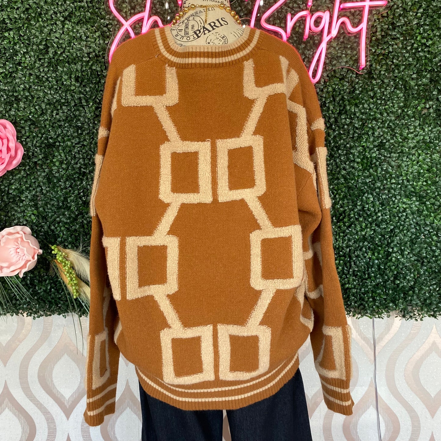 A1294 Tan Cardigan