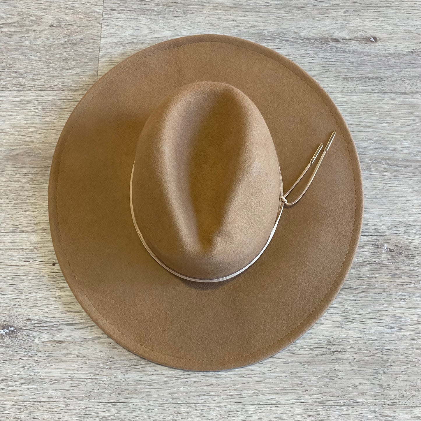 H108 Camel fedora hat