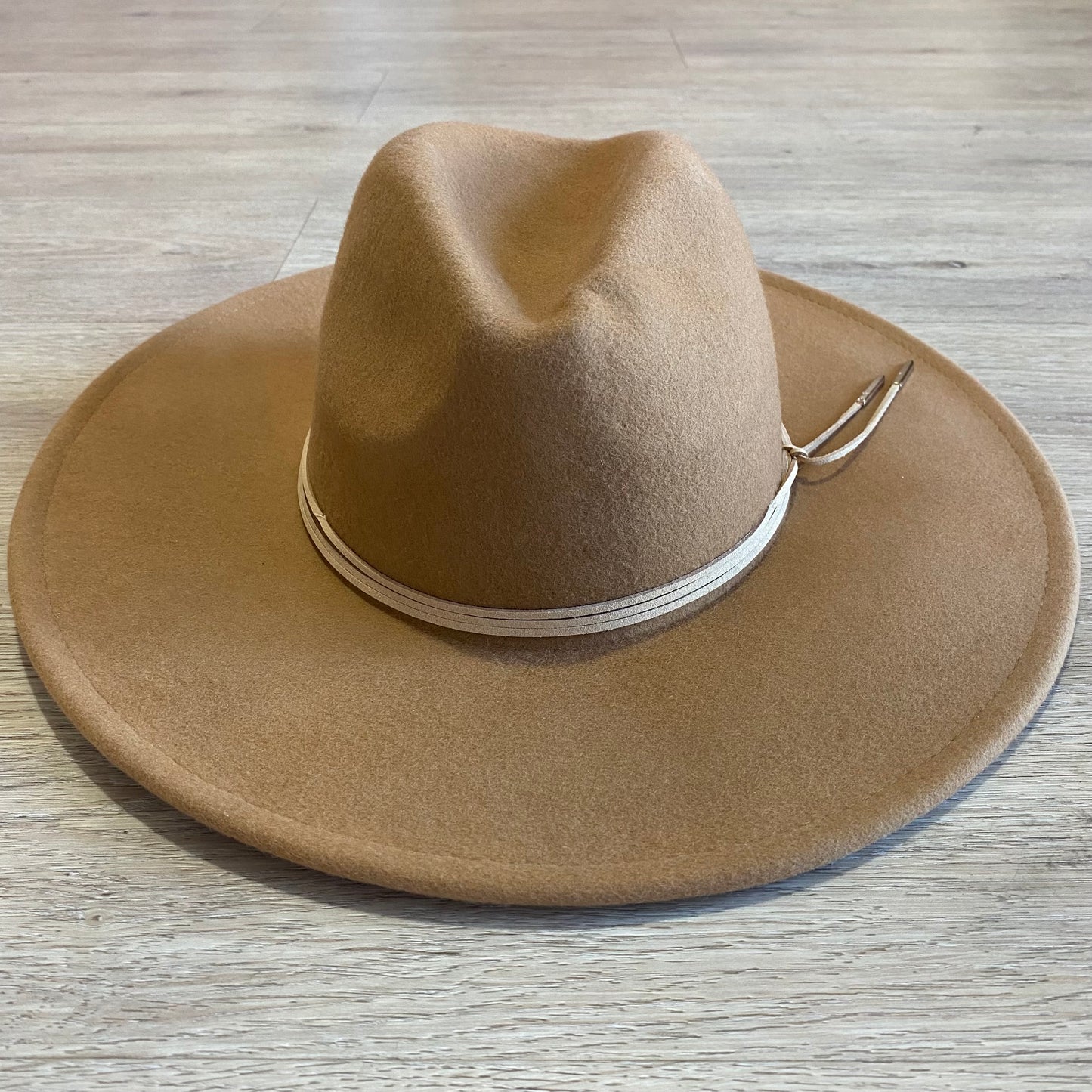 H108 Camel fedora hat